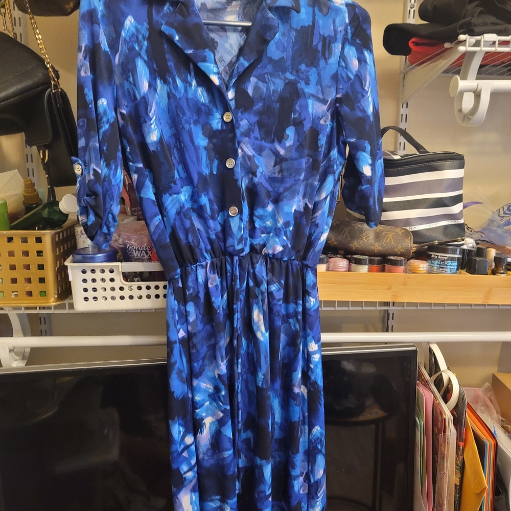 $13 BLUE DRESS
